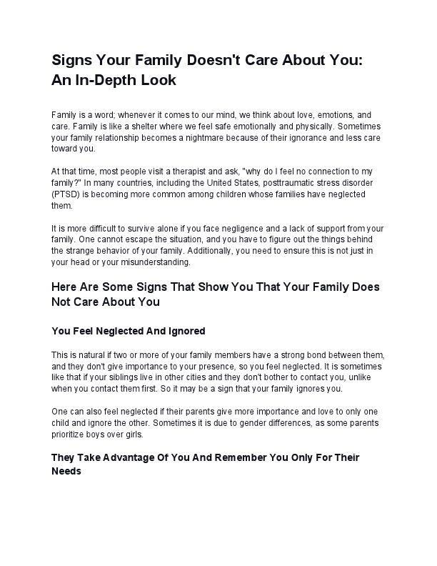 Signs your family doesn't care about you.pdf