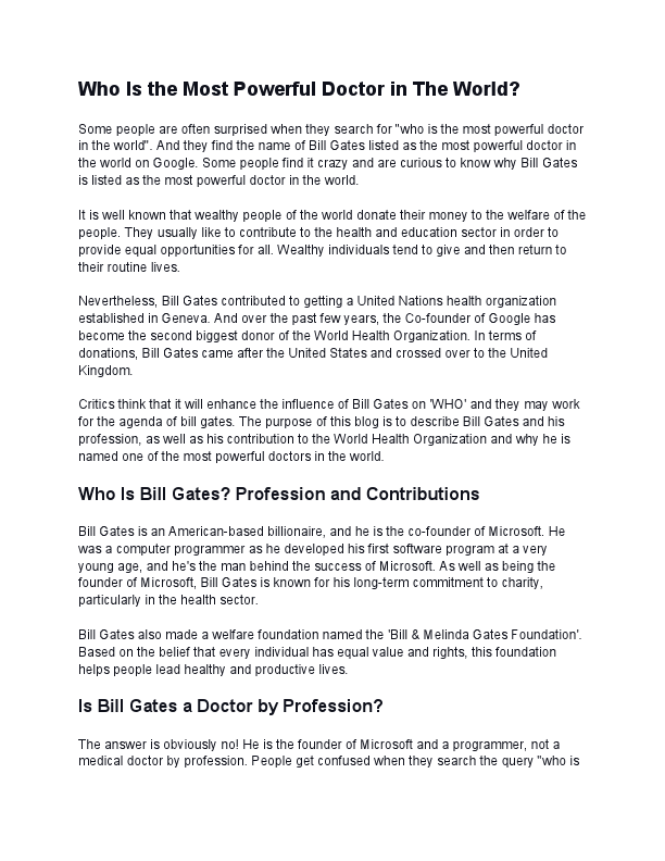 Who is the most powerful doctor in the world.pdf
