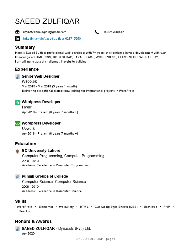 Resume-SAEED-ZULFIQAR.pdf