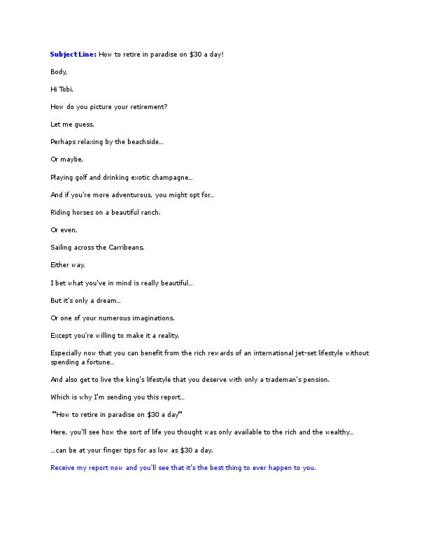 How to retire in paradise on $30 a day.. Ad.pdf