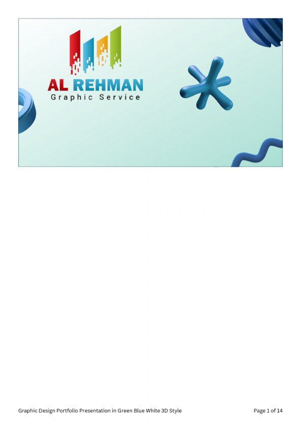 Graphic Design Portfolio Presentation in Green Blue White 3D Style (1).pdf