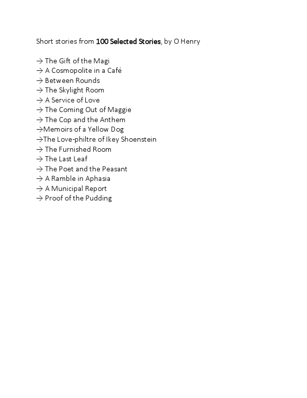 Short stories from 100 Selected Stories.pdf