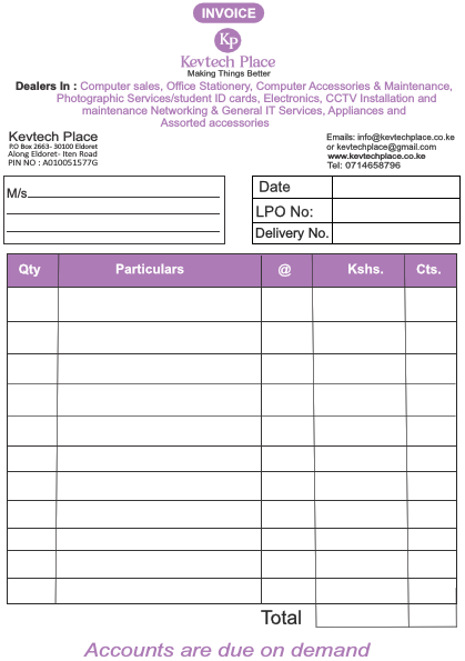 kev place invoice.pdf