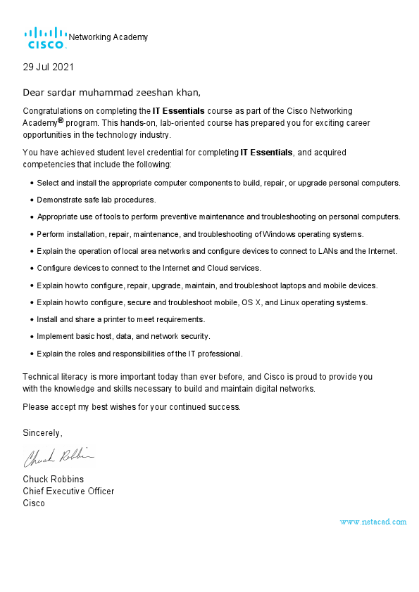 sardar muhammadzeeshan khan-IT Essentials-letter.pdf