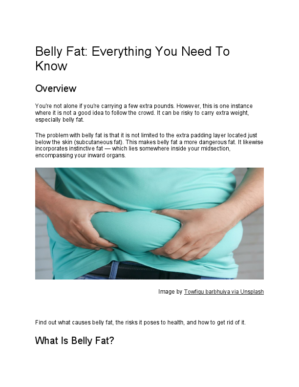 Belly Fat everything you need to know.pdf