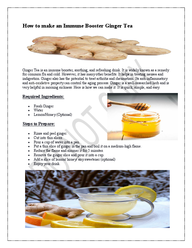 How-to-make Ginger Tea.pdf