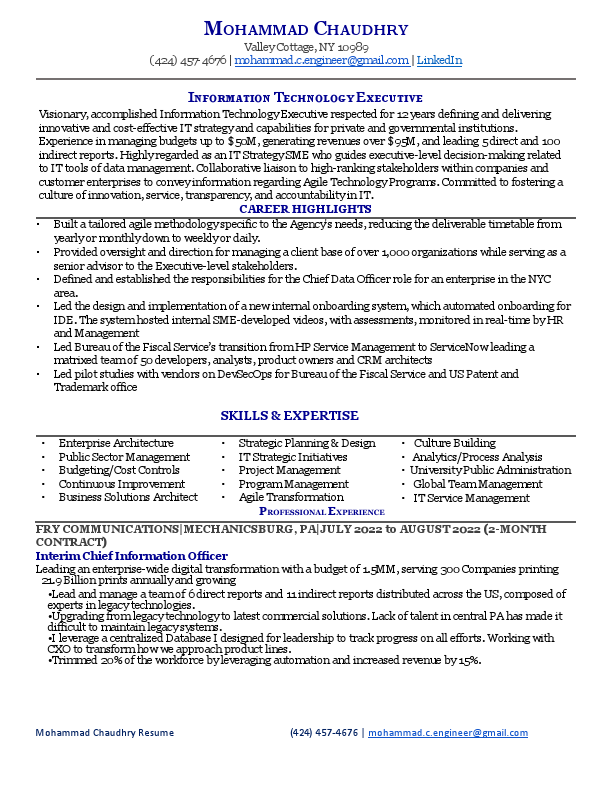 Mohammad Chaudhry CV CIO.pdf