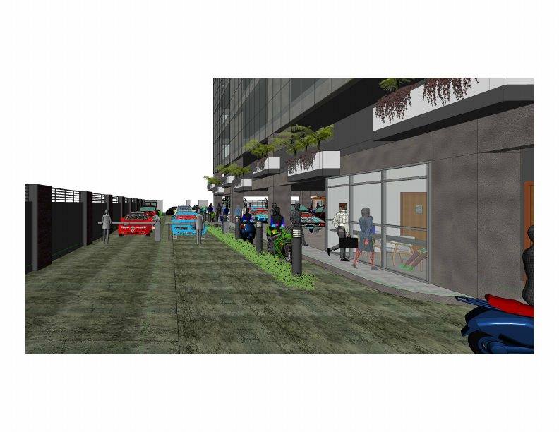 view of the entry road from inside.pdf