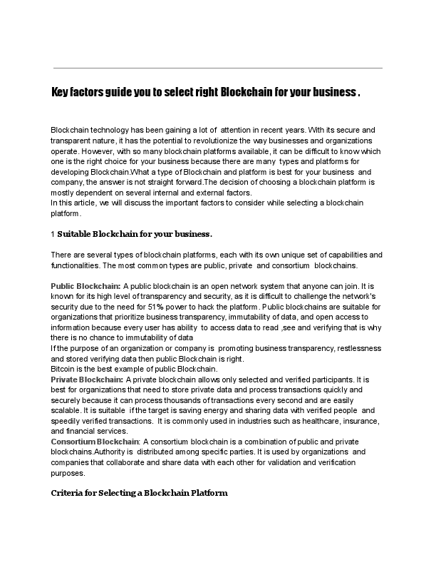 Key factors guide to select right Blockchain for your business (1) (1).pdf