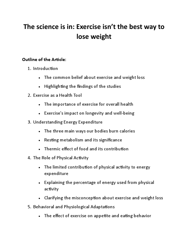 The common belief about exercise and weight loss.pdf