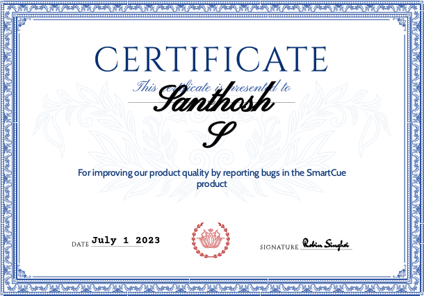 GetSmartCue - Certificate of Recognition for reported bugs.pdf