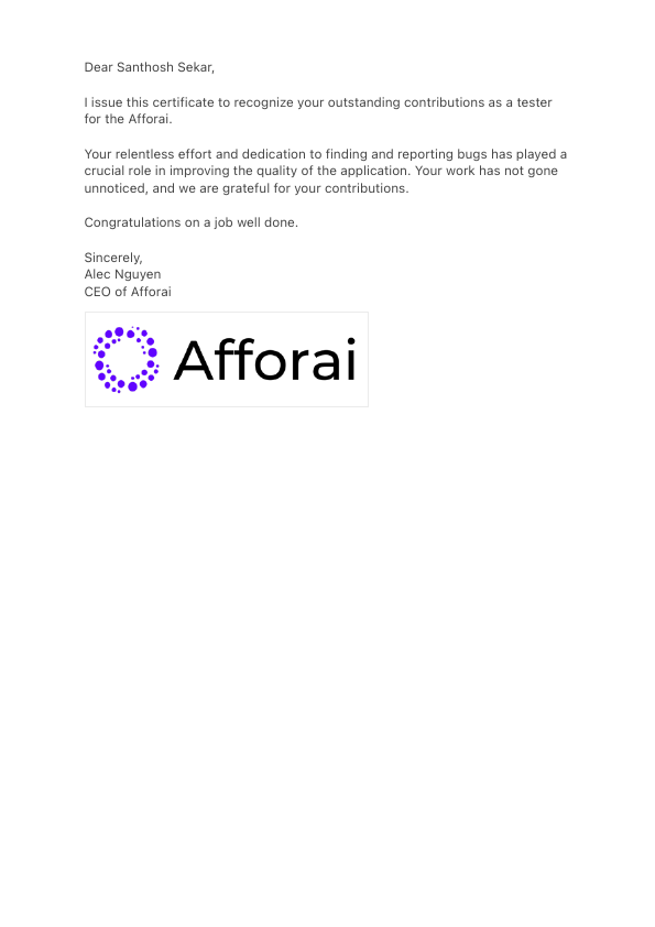 Afforai - Recognition for reported bugs.pdf