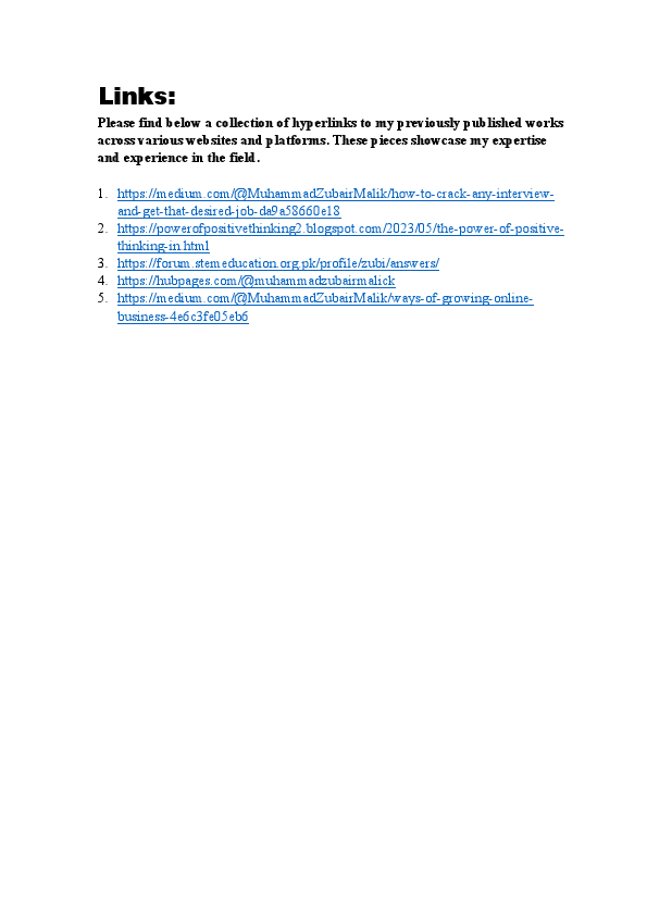 portfolio of links.pdf