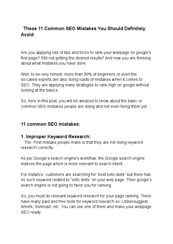 These 11 Common SEO Mistakes You Should Definitely Avoid.pdf