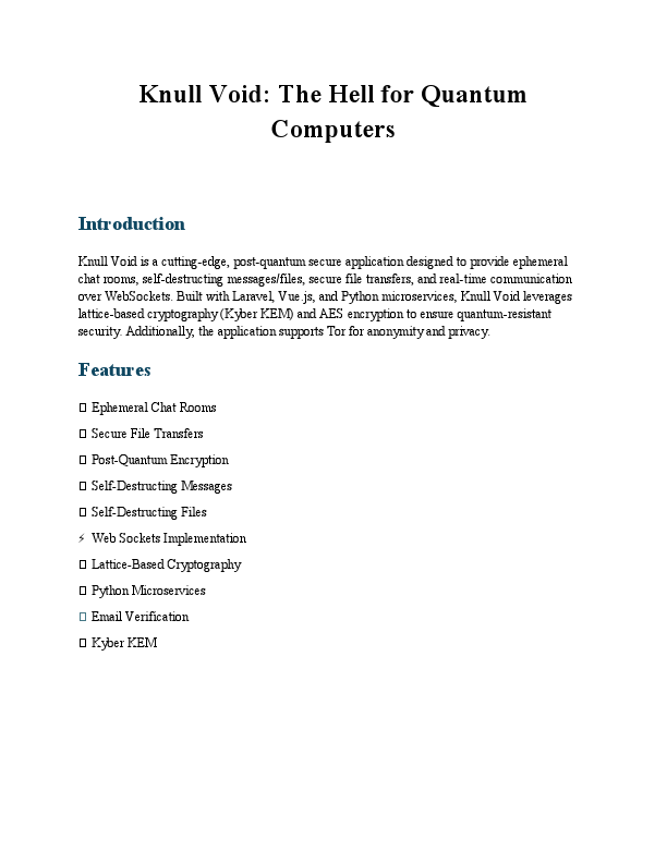 Knull Void The Hell for Quantum Computers.pdf