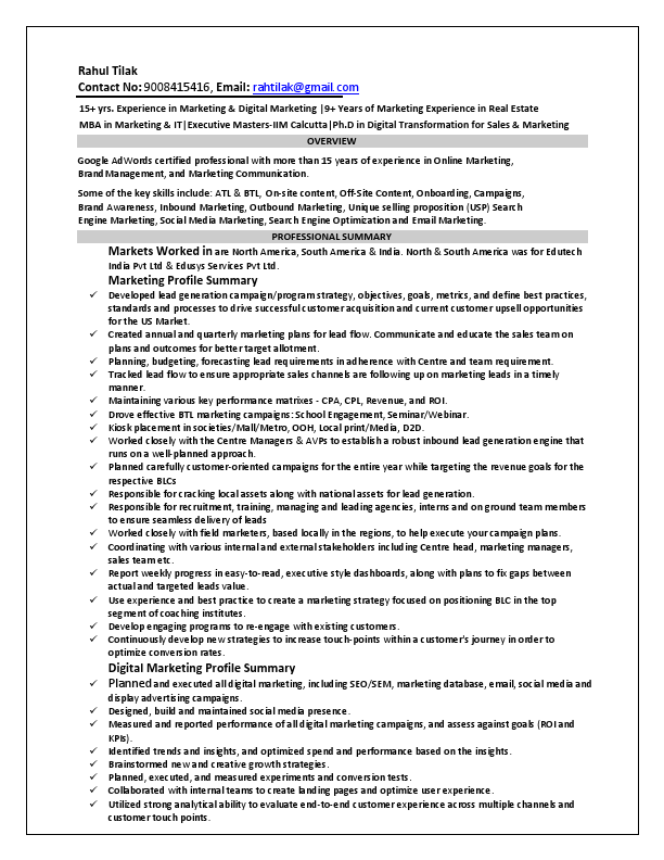 Rahul Tilak- Digital Marketing Resume- Nov 2022.pdf