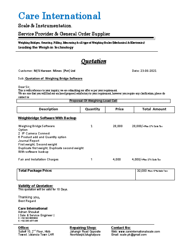 Weighbridge Software Quotation 23-06-21 .pdf