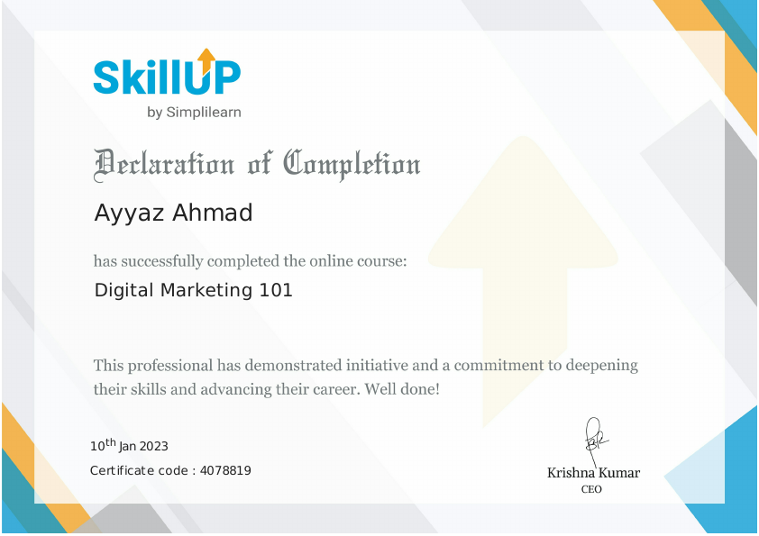 skill up digital marketing certificate.pdf