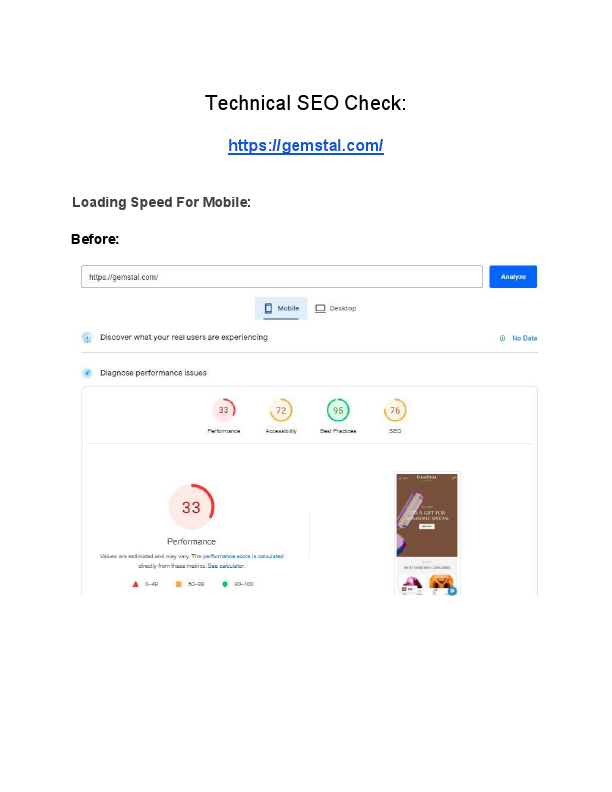 Gemstal Tech and Speed Optimization Report.pdf