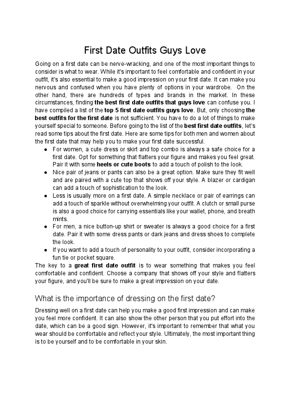 First Date Outfits Guys Love.pdf