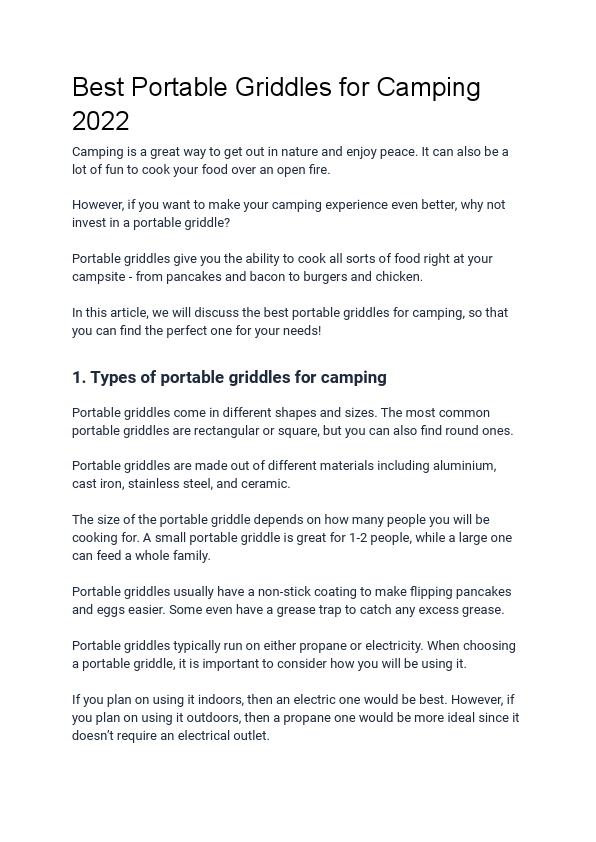 Best Portable Griddles for Camping 2022.pdf