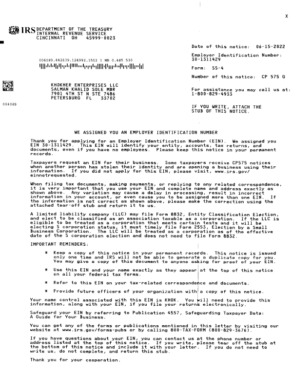 6-21-22 - FL - Initial Filing - Khokher Enterprises.pdf