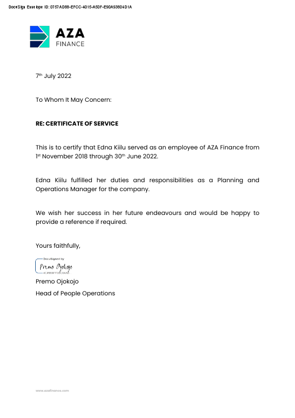 Certificate of Service AZA.pdf