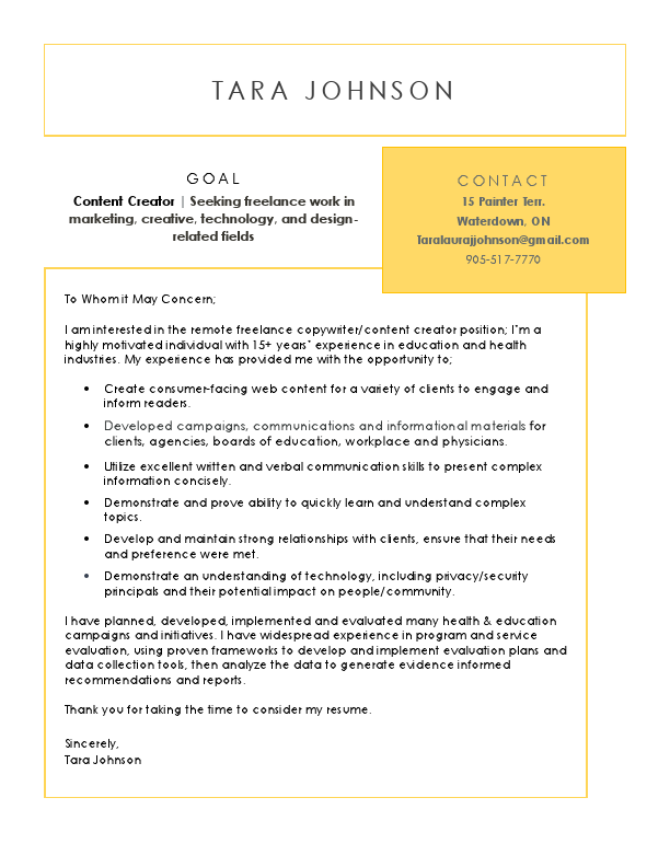 Tara Johnson 2023 Coverletter_Copywriter & Content Creator.pdf