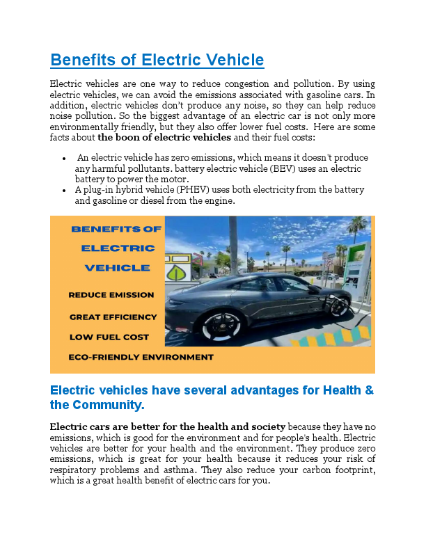Benefits of Electric Vehicles.pdf