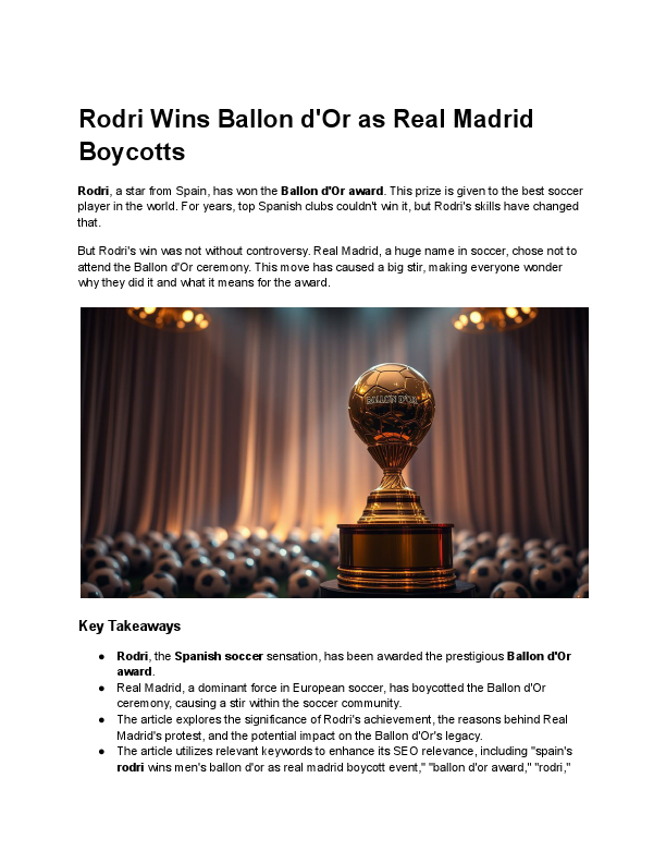 Rodri Wins Ballon d'Or as Real Madrid Boycotts.pdf