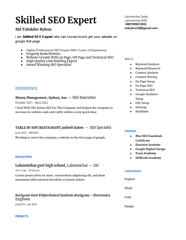 Skilled SEO Expert  .pdf