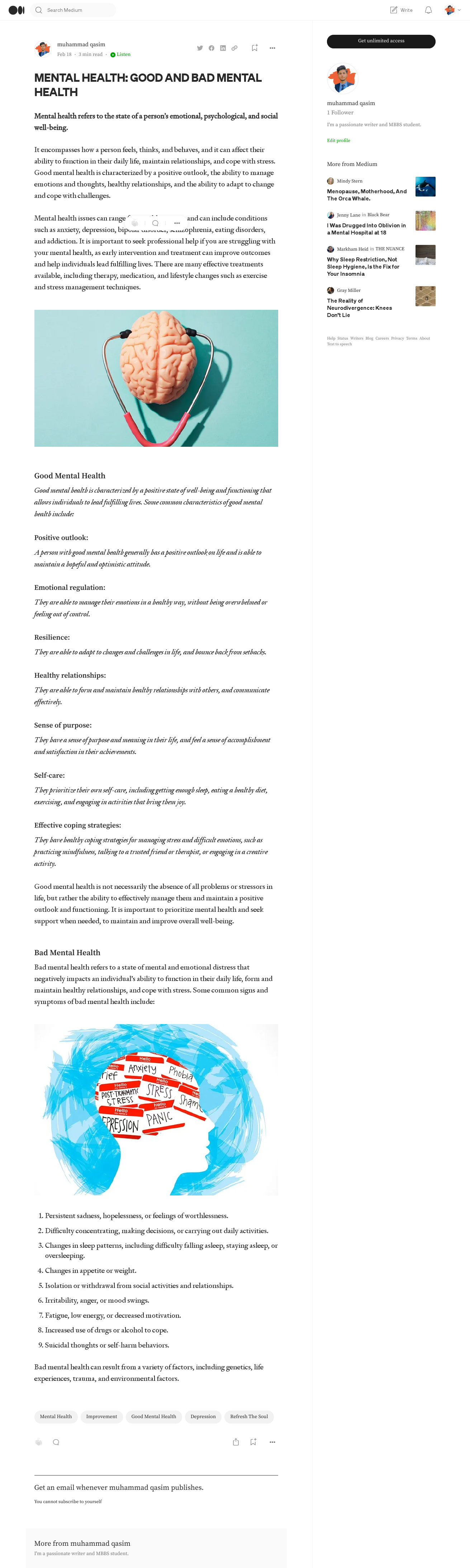 MENTAL HEALTH_ GOOD AND BAD MENTAL HEALTH _ by muhammad qasim _ Feb, 2023 _ Medium.pdf