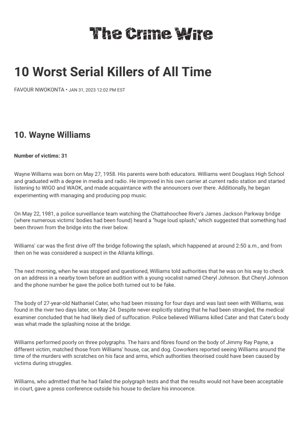 10 Worst Serial Killers of All Time - The CrimeWire.pdf