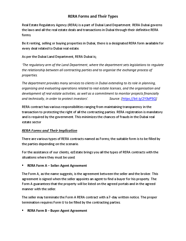 Ezestate #51 - RERA Forms and its Types.pdf