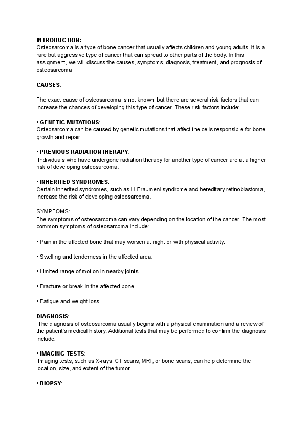 The mosT Dangerous Bone Disease Osteosarcoma.pdf