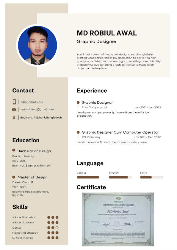 White and Beige Minimalist Graphic Designer Professional Cv Resume.pdf