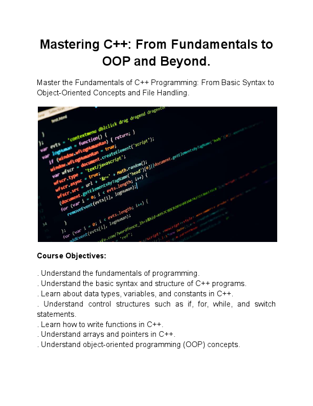 Mastering C++- From Fundamentals to OOP and Beyond.pdf
