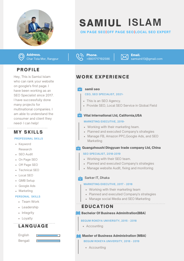 SAMIUL SEO Professional Resume .pdf