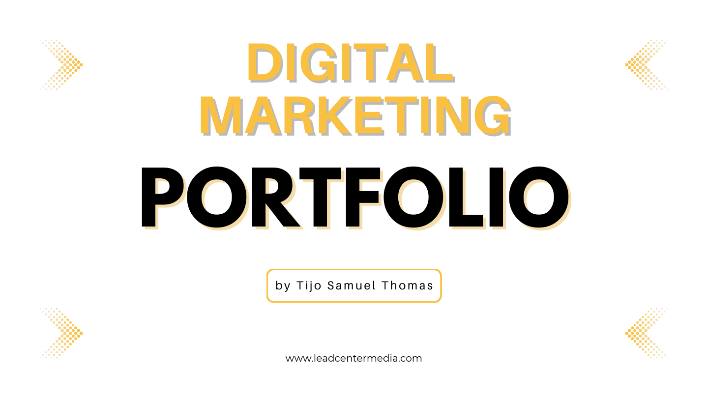Lead Generation Specialist - Digital Marketing Portfolio - Tijo Thomas.pdf