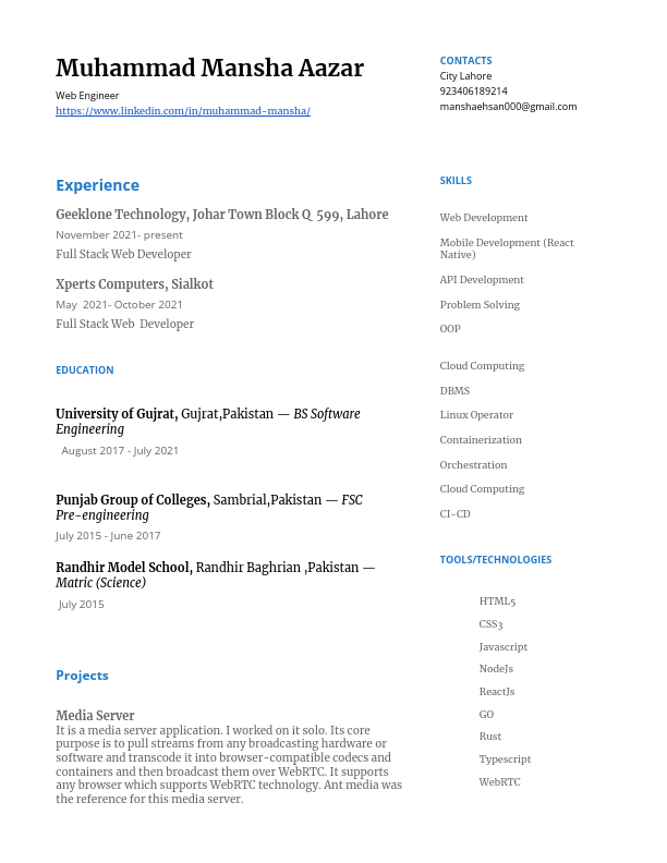 Muhammad Mansha Resume.pdf