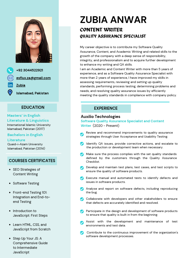 Zubia Anwar Updated CV.pdf