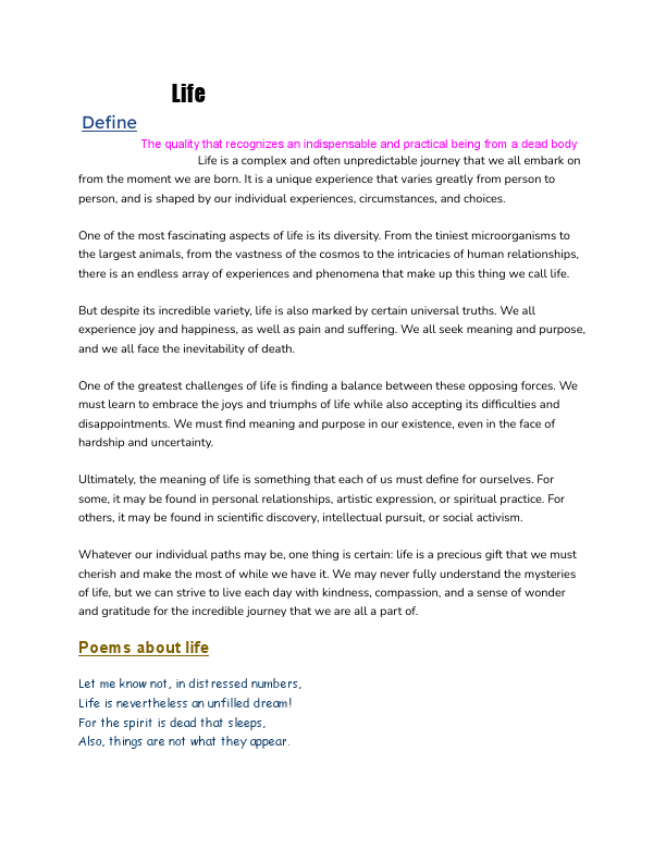 Short content about life.pdf