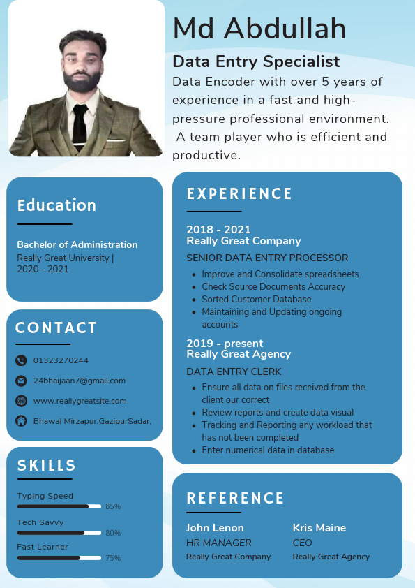 Abdullah Data Entry Specialist Resume.pdf