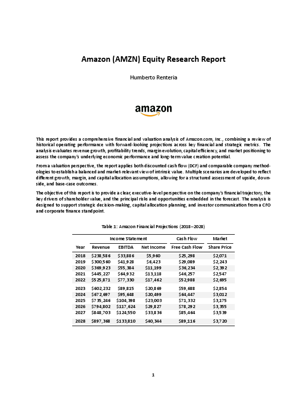 Amazon (AMZN) Equity Research Report.pdf