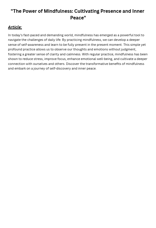 The Power of Mindfulness Cultivating Presence and Inner Peace.pdf