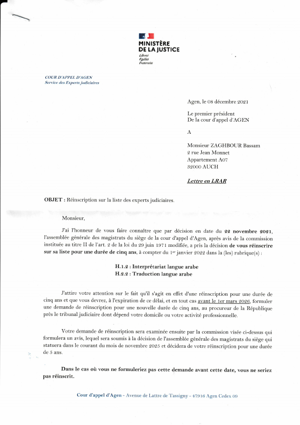 Bassam ZAGHBOUR EXPERT JUDICIAIRE 2022-2027.pdf