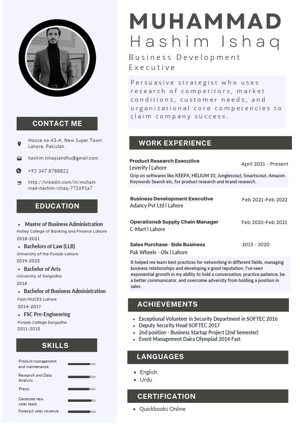 M. Hashim Ishaq Resumé .pdf