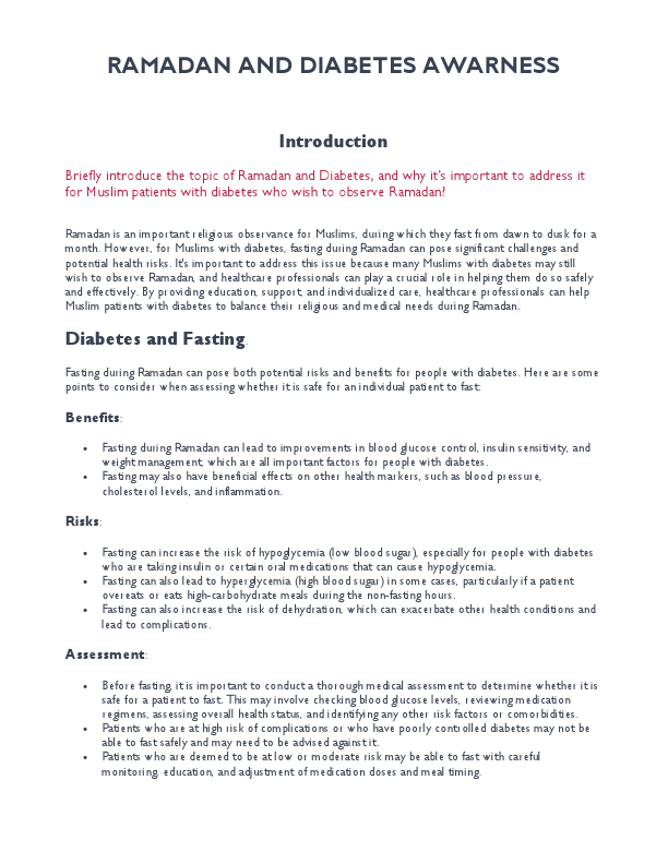 RAMADAN AND DIABETES AWARNESS for Dr arooj.pdf