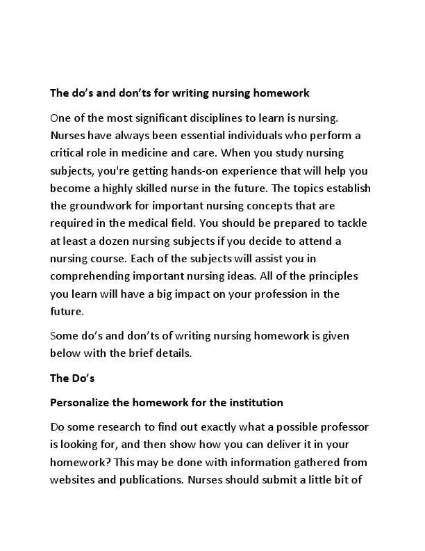 the do's and don'ts for nursing.pdf