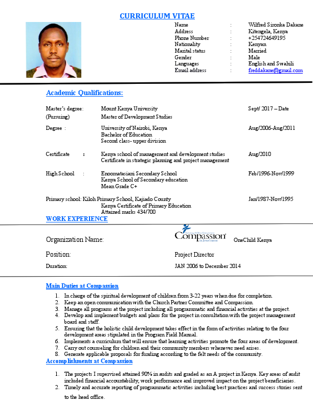 Wilfred Dakane CV 2023.pdf